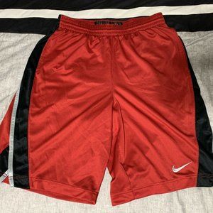 NIKE BASKETBALL Red & Black Mens Basketball Large